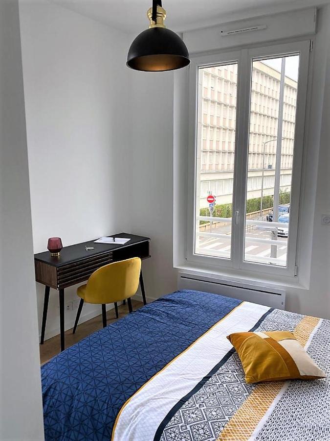 Ponsardin #55 Spacieux Appartement 3 Ch 6 Couchages Reims Exterior foto